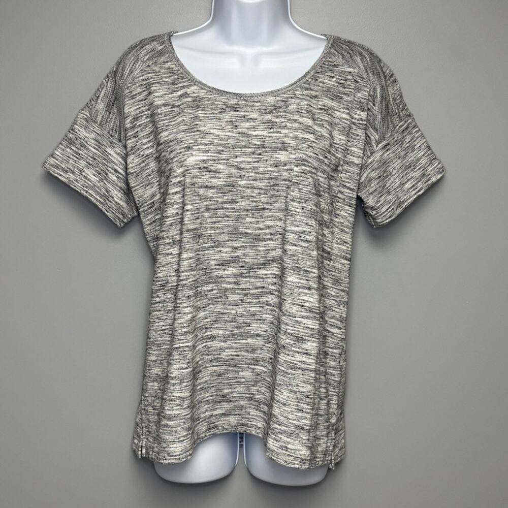 Kuhl Alisse Heather Grey Short Sleeve Casual Gorpcore Pocketed Tee Womens Sz M